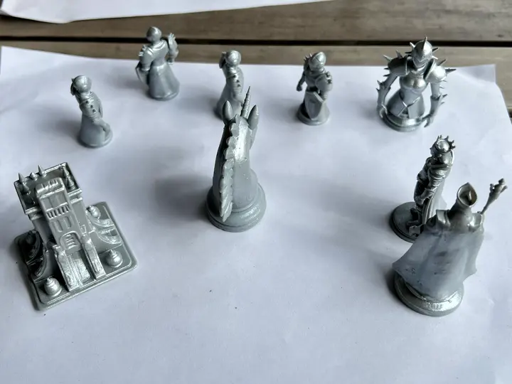 Custom chess set process image 1