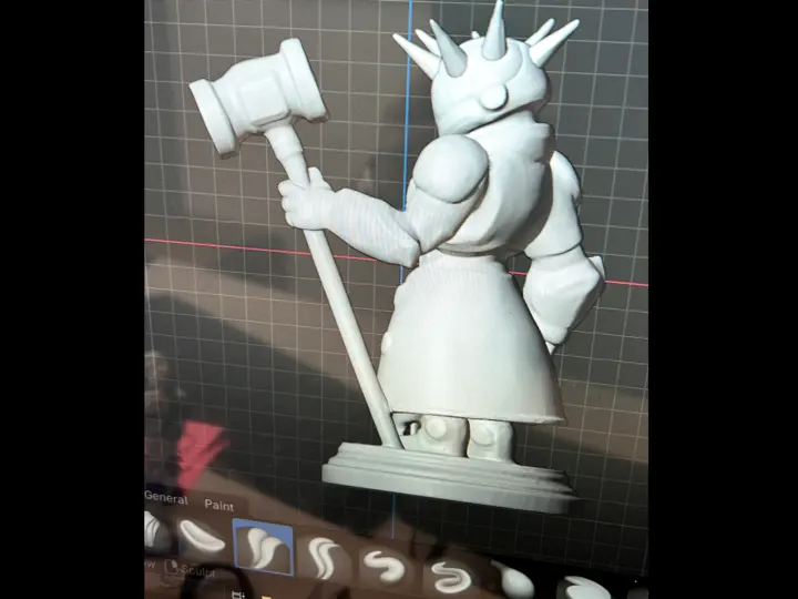 Custom chess set final touch